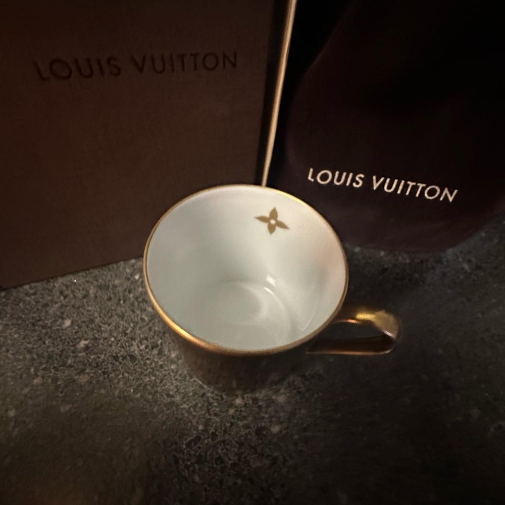 Louis Vuitton Porcelain Espresso Cup (rare) - Picture 2 of 5